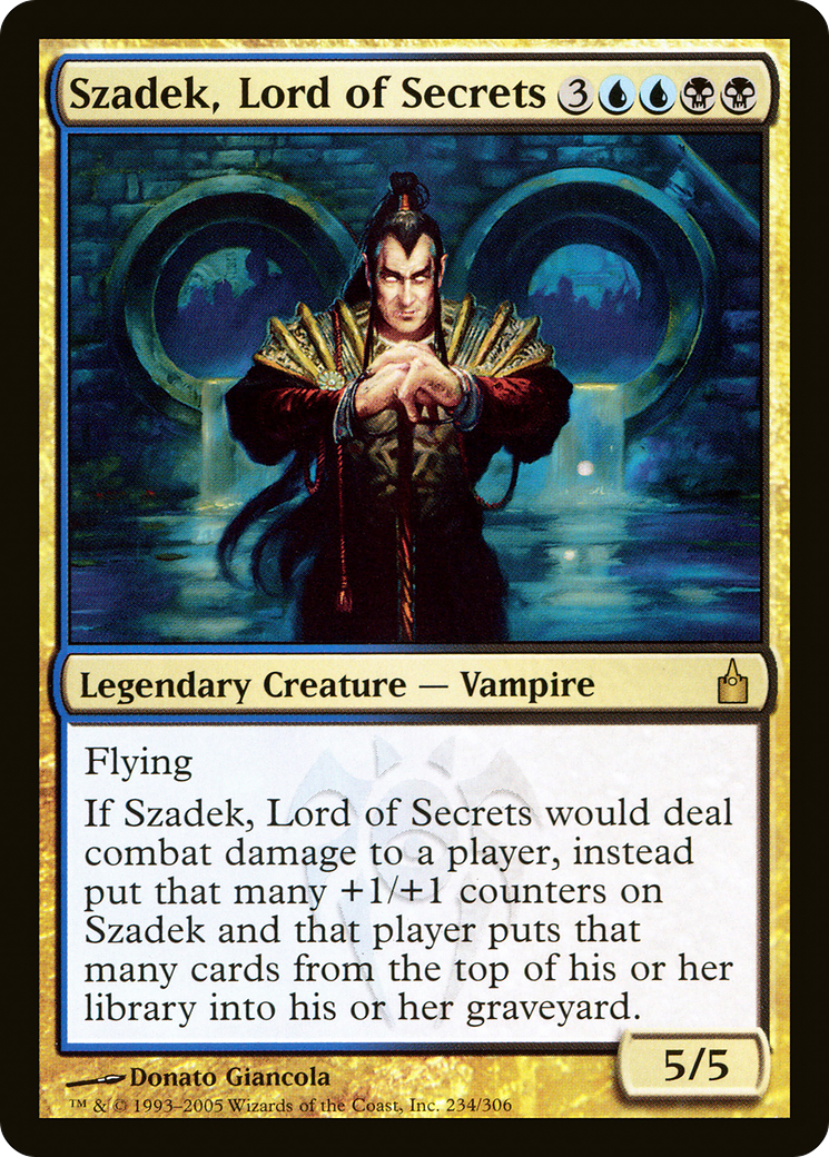 Szadek, Lord of Secrets (RAV-234)  - Ravnica: City of Guilds