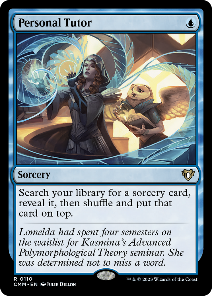 Personal Tutor (CMM-110)  - Commander Masters