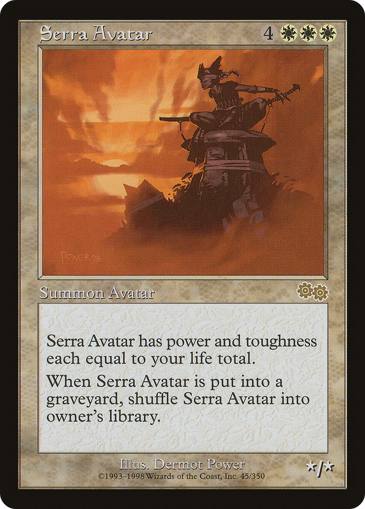 Serra Avatar (USG-045)  - Urza's Saga