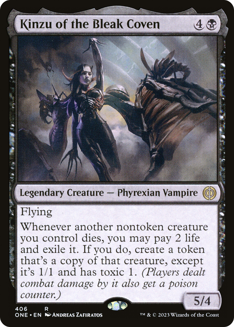 Kinzu of the Bleak Coven (ONE-406)  Foil - Phyrexia: All Will Be One