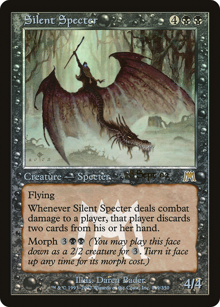 Silent Specter (PRE-018)  Foil - Onslaught Promos