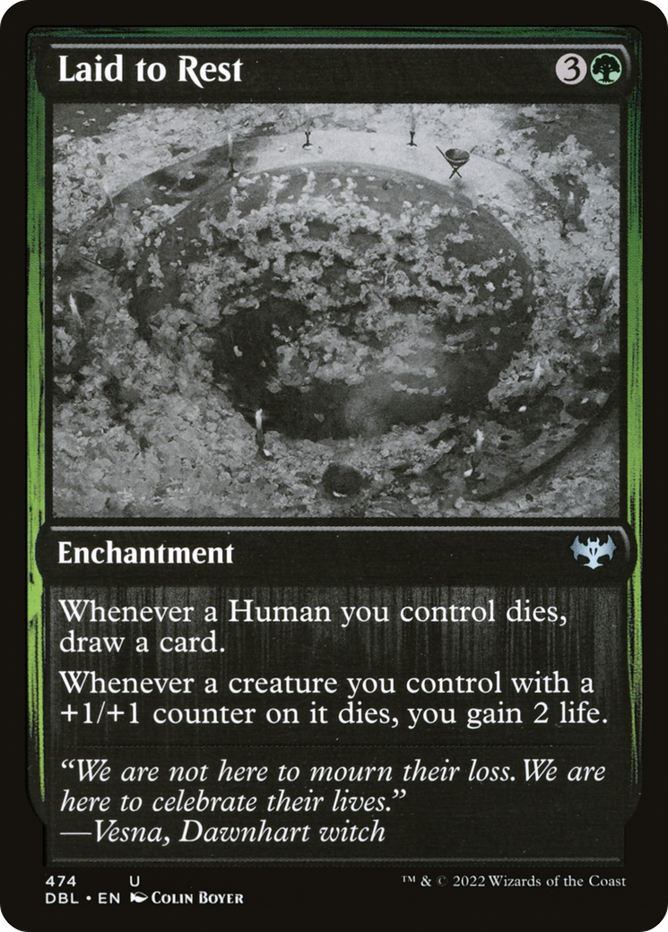 Laid to Rest (DBL-474)  Foil - Innistrad: Double Feature