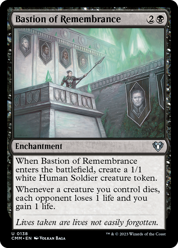 Bastion of Remembrance (CMM-138)  Foil - Commander Masters