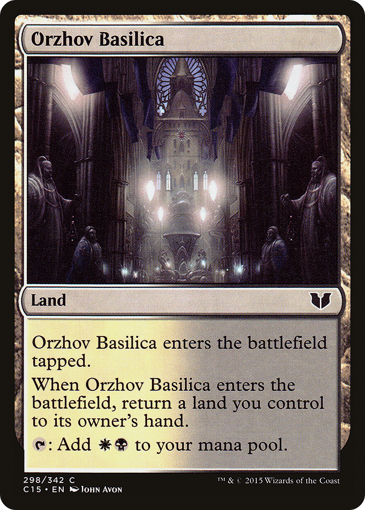 Orzhov Basilica (C15-298)  - Commander 2015