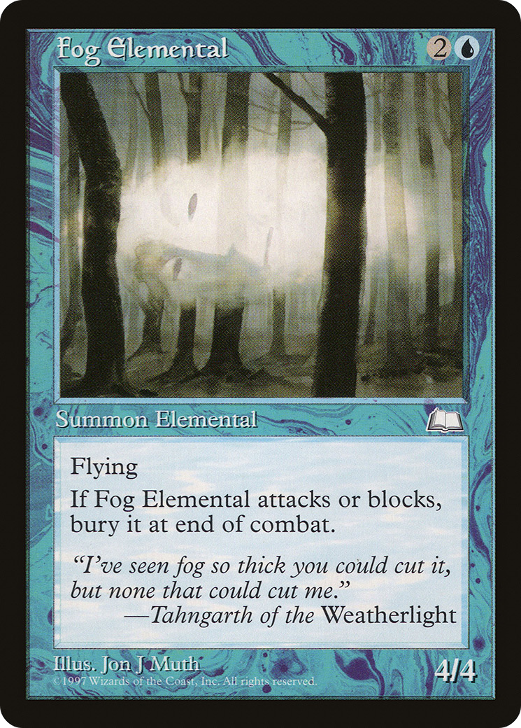 Fog Elemental (WTH-)  - Weatherlight