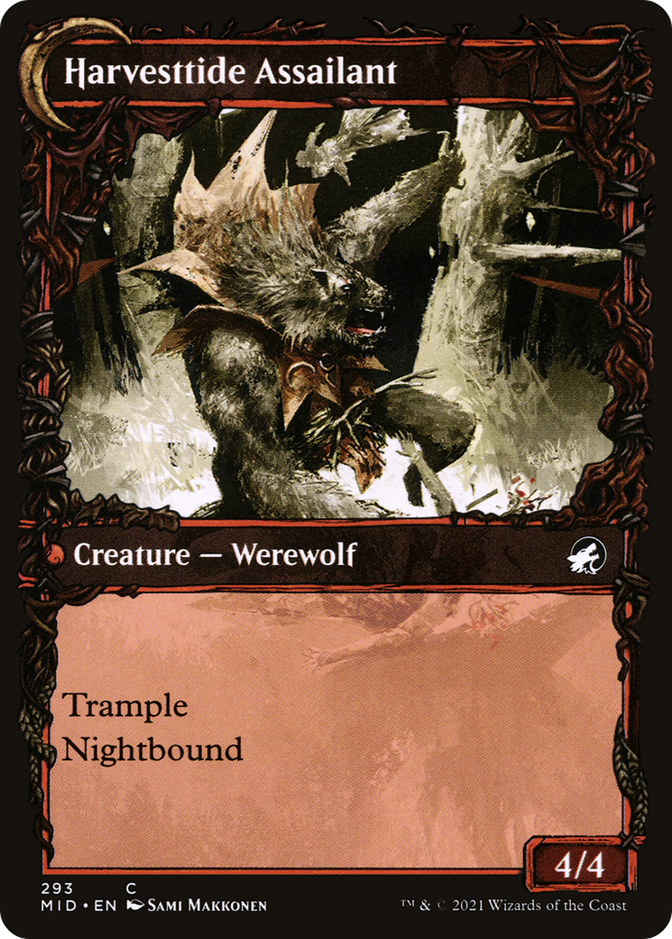 Harvesttide Infiltrator (Showcase) (MID-293) - Innistrad: Midnight Hunt: (Showcase, Double Faced Transform)