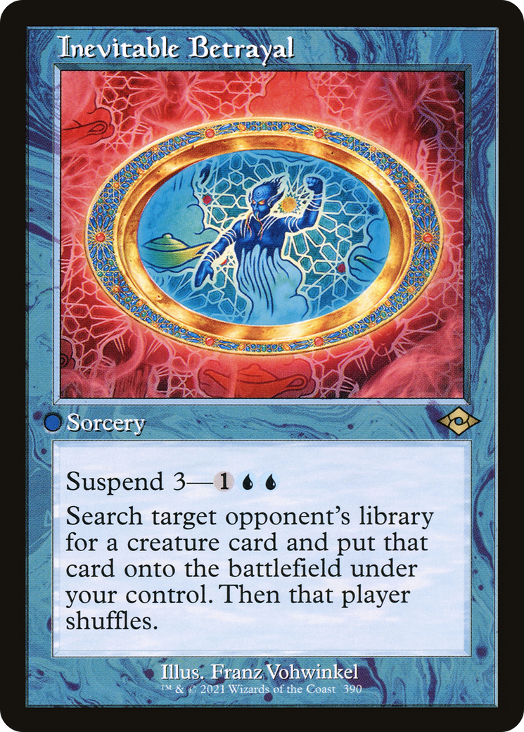 Inevitable Betrayal (Retro Frame) (MH2-390)  Foil - Modern Horizons 2