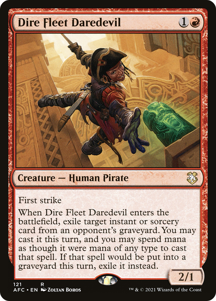 Dire Fleet Daredevil (AFC-121) - Adventures in the Forgotten Realms Commander