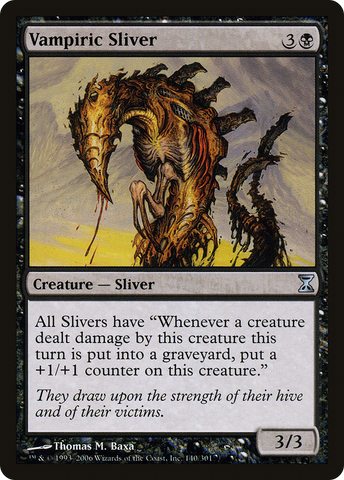 Vampiric Sliver (TSP-140)  Foil - Time Spiral