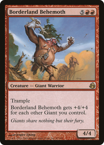 Borderland Behemoth (MOR-087)  Foil - Morningtide