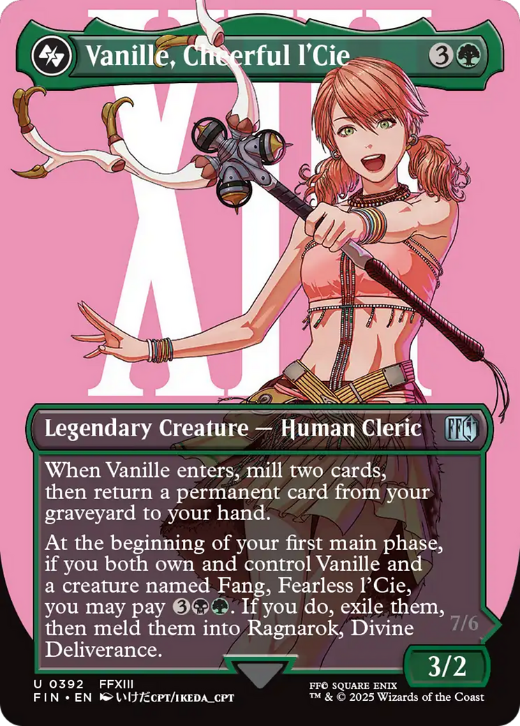 Vanille, Cheerful l'Cie (Borderless) (FIN-392)  Foil - FINAL FANTASY