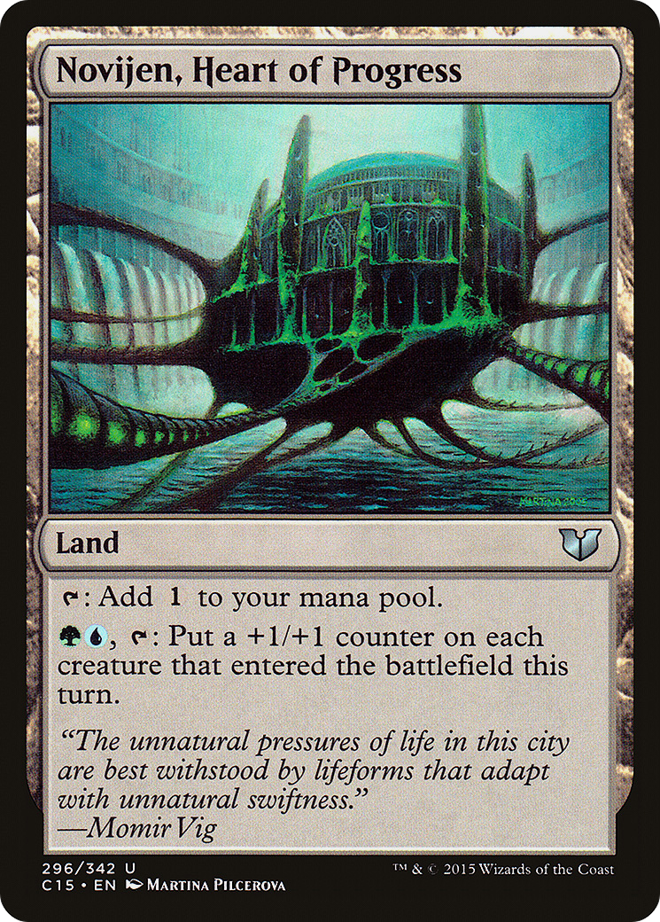 Novijen, Heart of Progress (C15-296)  - Commander 2015