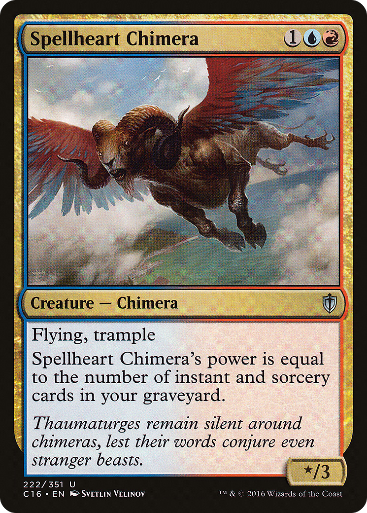 Spellheart Chimera (C16-222)  - Commander 2016