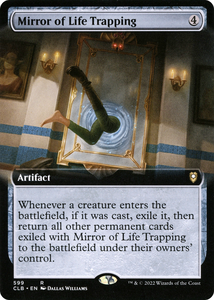Mirror of Life Trapping (Extended Art) (CLB-599)  - Commander Legends: Battle for Baldur's Gate: (Extended Art)