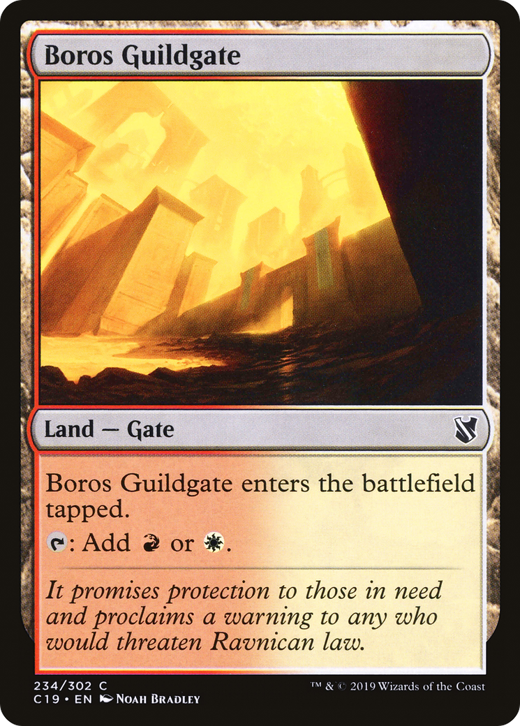 Boros Guildgate (C19-234)  - Commander 2019