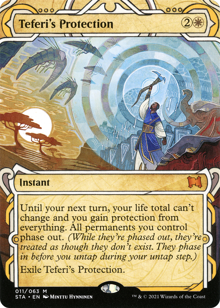 Teferi's Protection (STA-011)  - Strixhaven Mystical Archive: (Showcase) (Borderless)
