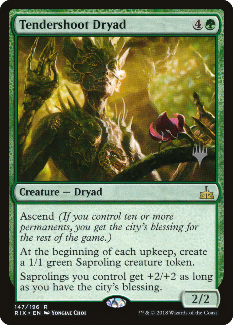 Tendershoot Dryad (PPM20-147) - Rivals of Ixalan Promos
