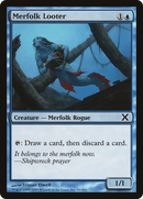 Merfolk Looter (10E-092)  Foil - Tenth Edition
