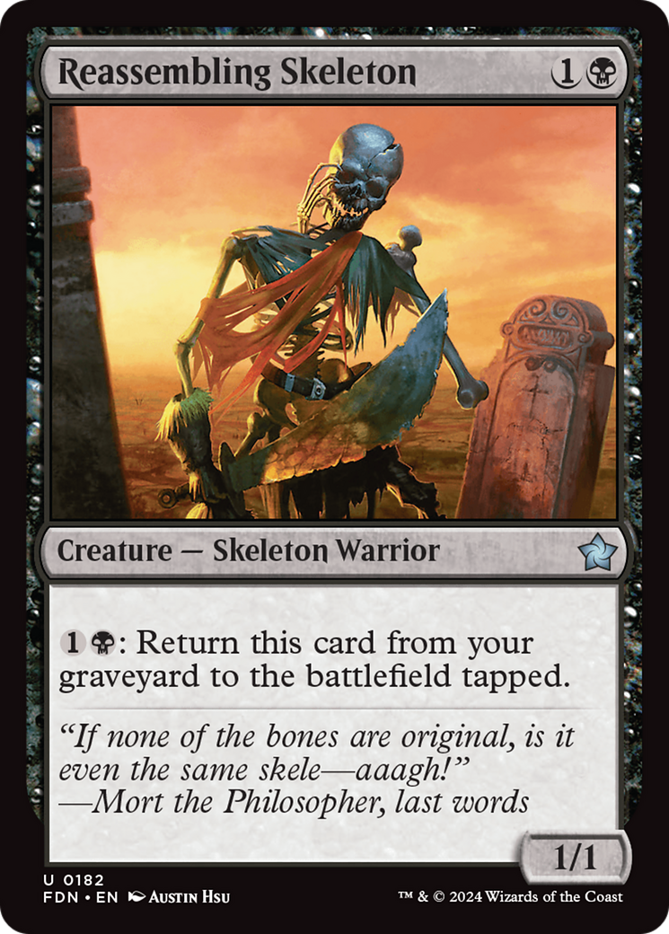 Reassembling Skeleton (FDN-182)  - Foundations