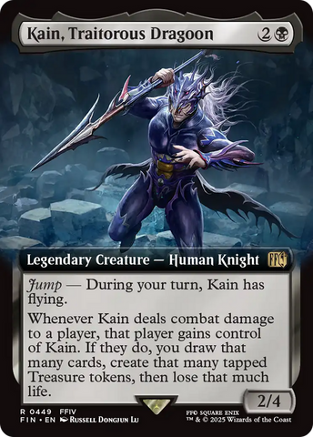 Kain, Traitorous Dragoon (FIN-449) - FINAL FANTASY: (Extended Art) Foil