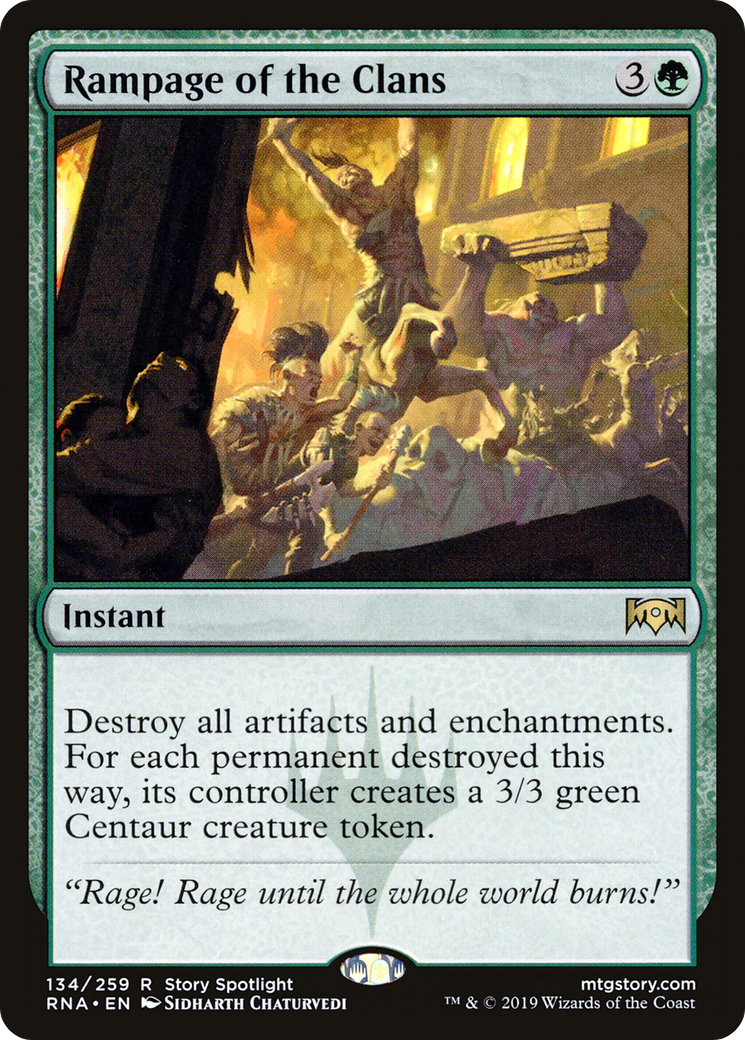 Rampage of the Clans (RNA-134)  - Ravnica Allegiance