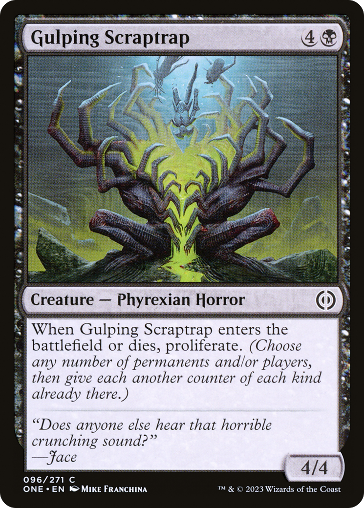Gulping Scraptrap (ONE-096)  Foil - Phyrexia: All Will Be One