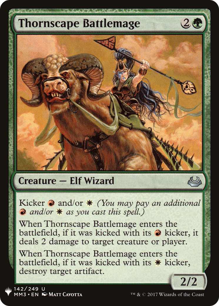 Thornscape Battlemage (LIST-142)  - The List