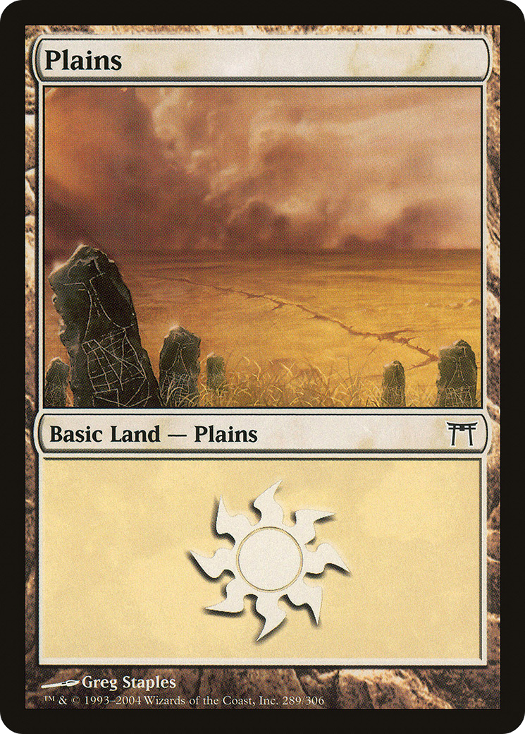 Plains (289) (CHK-289) - Champions of Kamigawa Foil