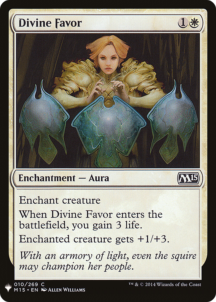 Divine Favor (LIST-M15-10)  - The List