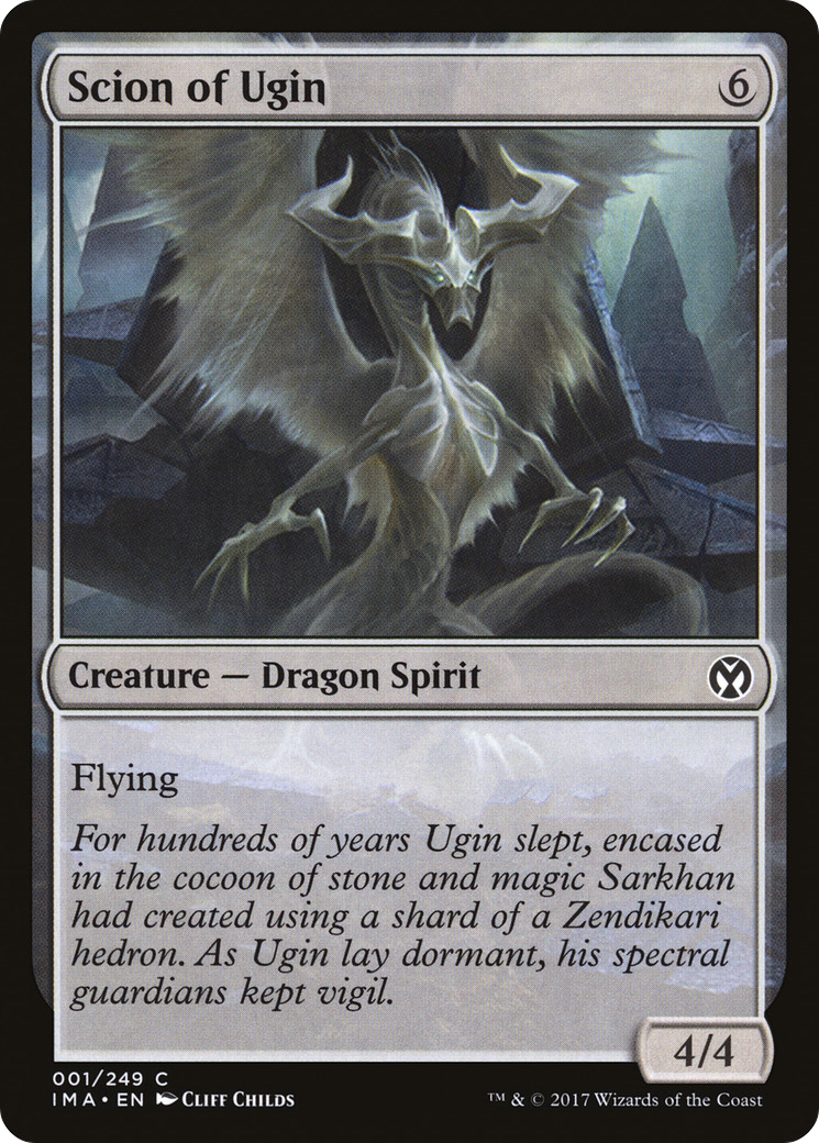 Scion of Ugin (IMA-001)  Foil - Iconic Masters