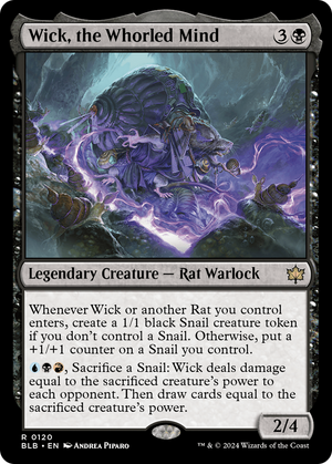 Wick, the Whorled Mind (BLB-120)  Foil - Bloomburrow