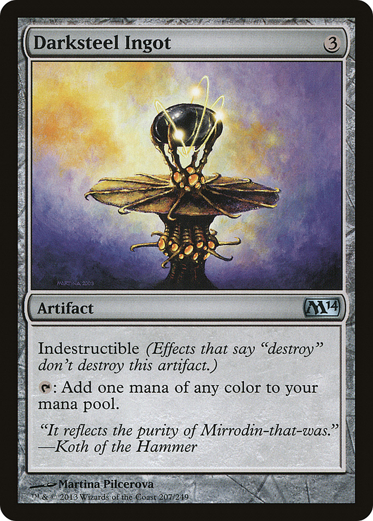 Darksteel Ingot (M14-207)  Foil - Magic 2014
