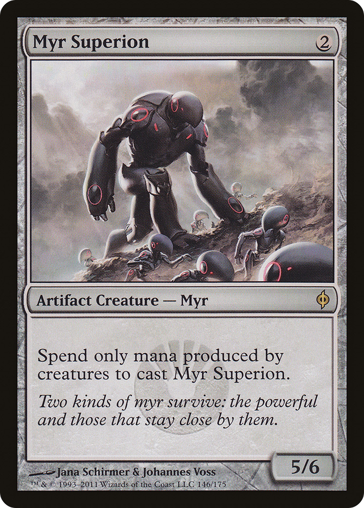 Myr Superion (NPH-146)  Foil - New Phyrexia
