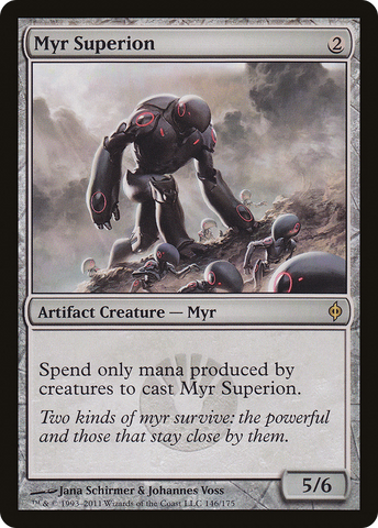 Myr Superion (NPH-146)  Foil - New Phyrexia