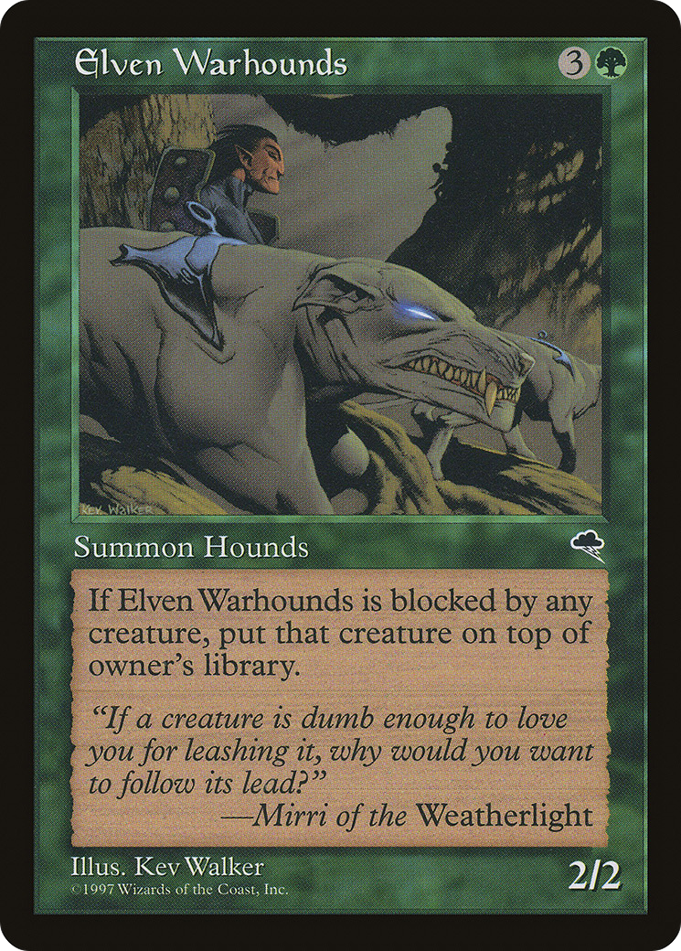Elven Warhounds (TMP-225)  - Tempest