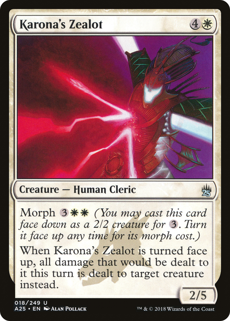 Karona's Zealot (A25-018)  - Masters 25