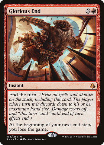 Glorious End (AKH-133)  Foil - Amonkhet
