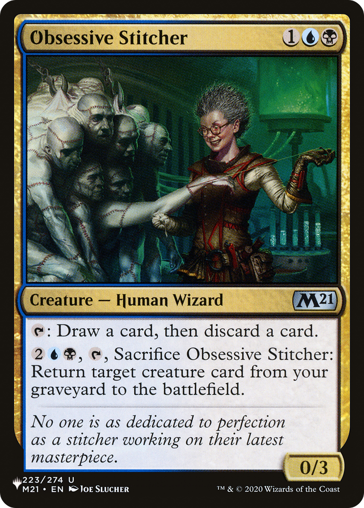 Obsessive Stitcher (LIST-M21-223)  - The List