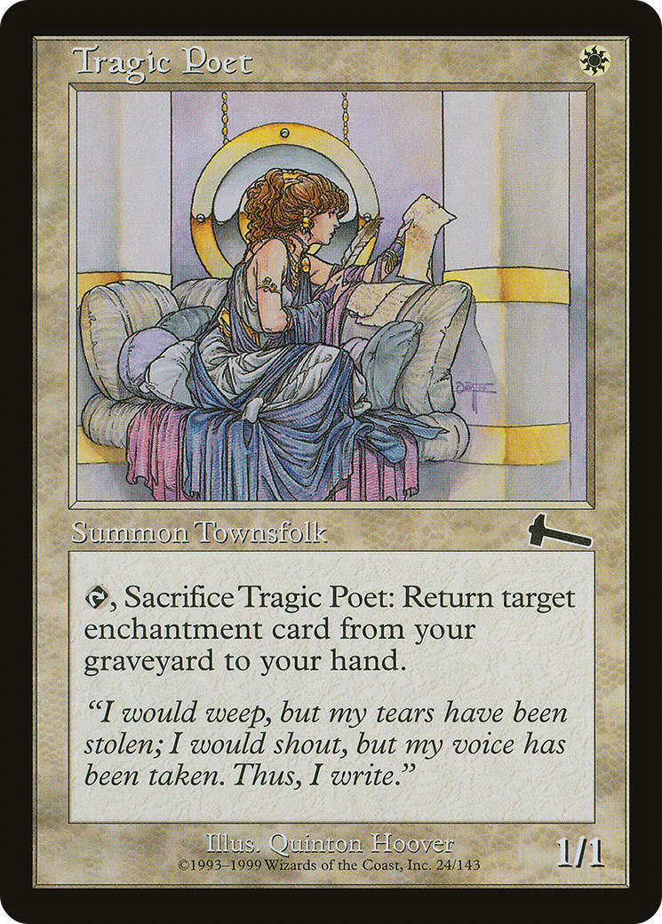 Tragic Poet (ULG-024)  Foil - Urza's Legacy