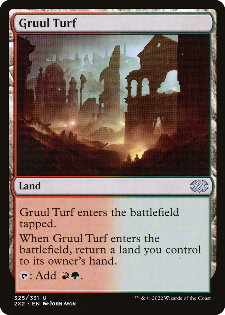 Gruul Turf (2X2-325)  Foil - Double Masters 2022
