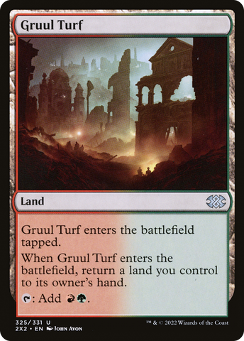 Gruul Turf (2X2-325)  Foil - Double Masters 2022