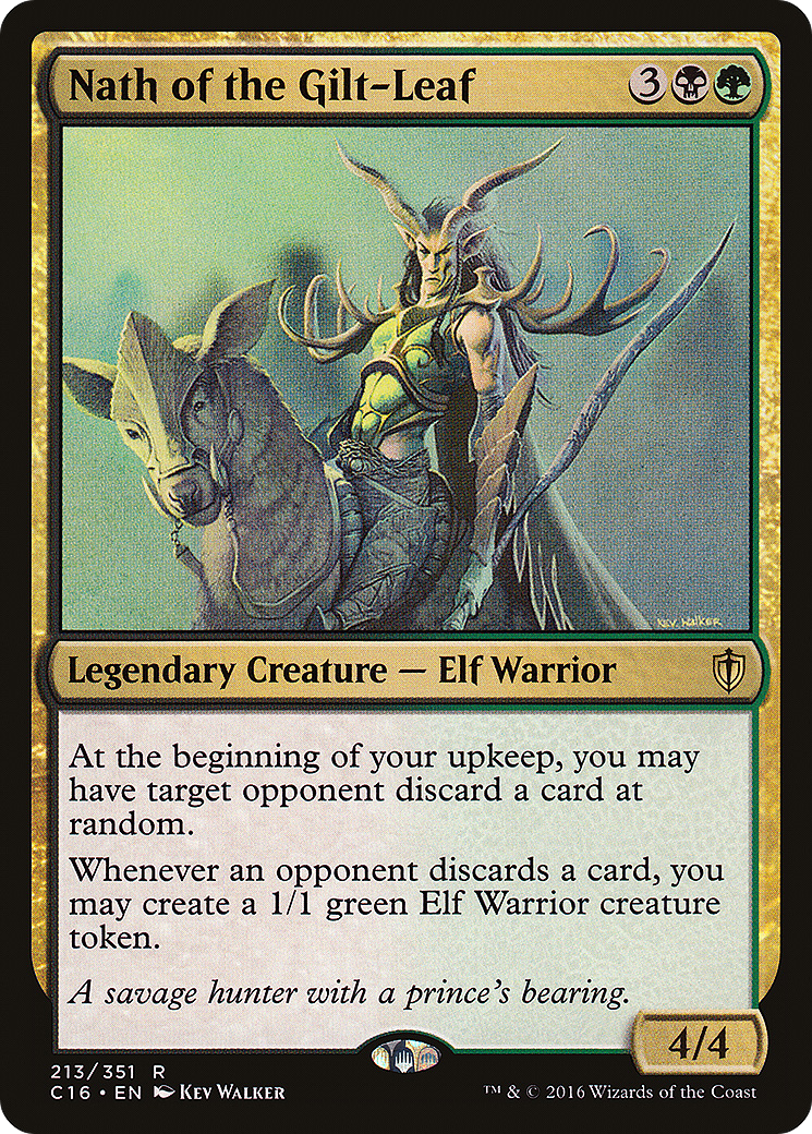 Nath of the Gilt-Leaf (C16-213)  - Commander 2016