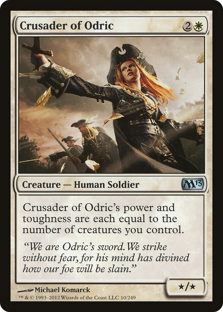Crusader of Odric (M13-010)  Foil - Magic 2013
