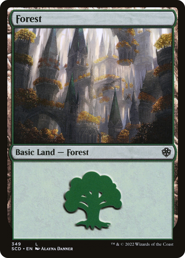 Forest (349) (SCD-349)  - Starter Commander Decks
