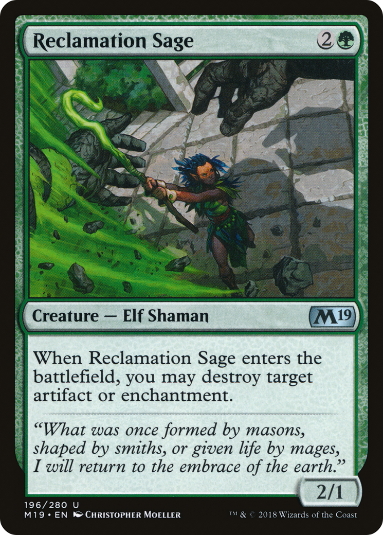 Reclamation Sage (M19-196)  Foil - Core Set 2019
