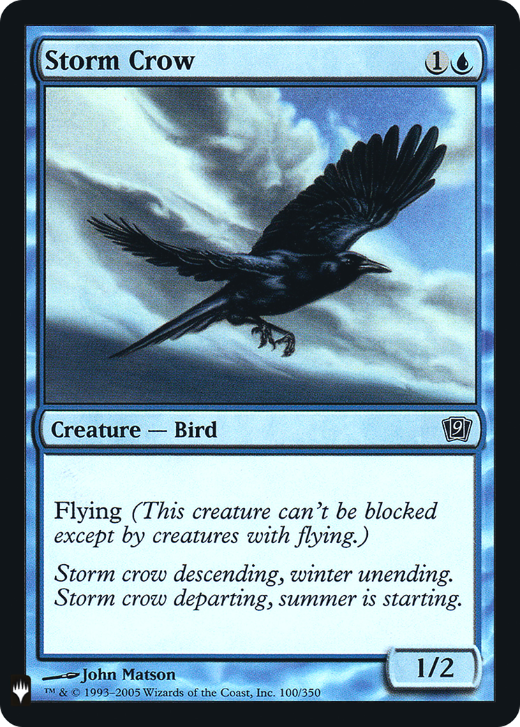 Storm Crow (LIST-9ED-100)  Foil - The List