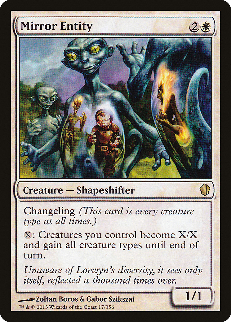 Mirror Entity (C13-017)  - Commander 2013