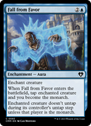 Fall from Favor (CMM-093)  Foil - Commander Masters