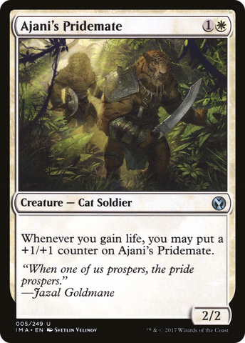 Ajani's Pridemate (IMA-005)  - Iconic Masters