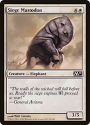 Siege Mastodon (M11-029)  - Magic 2011